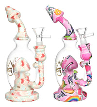 Pulsar Shroom Celebration Water Pipe | 8" | 14mm F