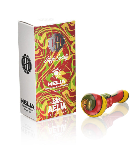 High Society | Helia Premium Wig Wag Spoon (Rasta)