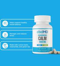 cbdMD Broad Spectrum CBD Calm Capsules - 1000MG