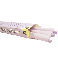 Blazy Susan Purple Paper Cones