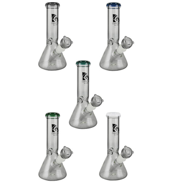 Diamond Glass Sugar Beaker Bong