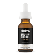 cbdMD Full Spectrum CBD Oil Tinctures - Natural