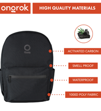 Ongrok Carbon-lined Backpack Smell Proof