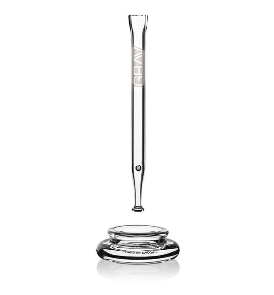 GRAV® Quartz Vape Straw with Dab Dish