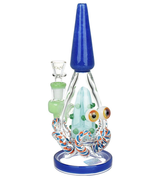 Lookah Glass Octo Water Pipe - 9.5" / 14mm F