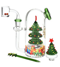 Pulsar Christmas Tree Glass Dab Rig Set - 5.75" / 14mm F