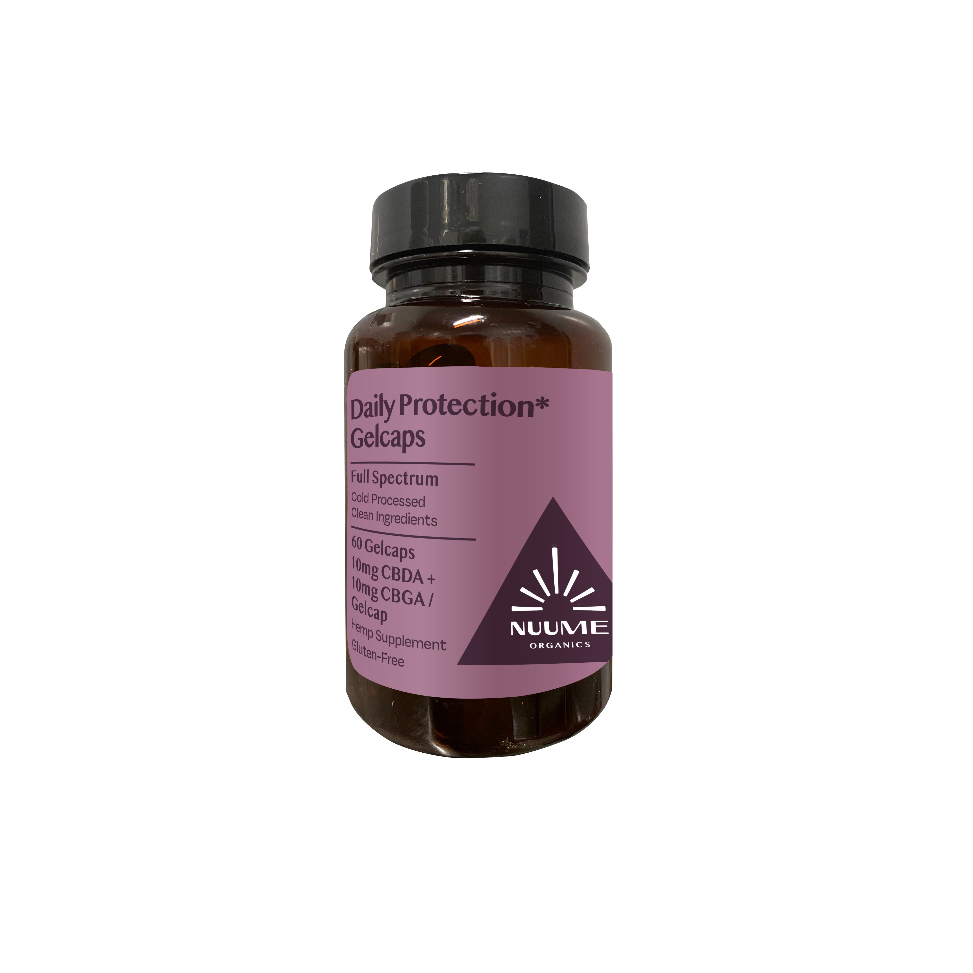 CBGA+CBDA Daily Protection* Gelcaps - 60 count bottle