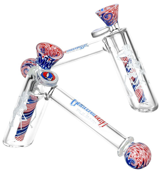 Grateful Dead x Pulsar Wig Wag Hammer Bubbler - 6.25" / 14mm F