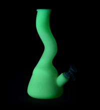 Ritual - 10'' Wavy Silicone Beaker - UV Titanium White