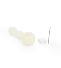 Ritual - 4'' Silicone Spoon Pipe - UV Titanium White