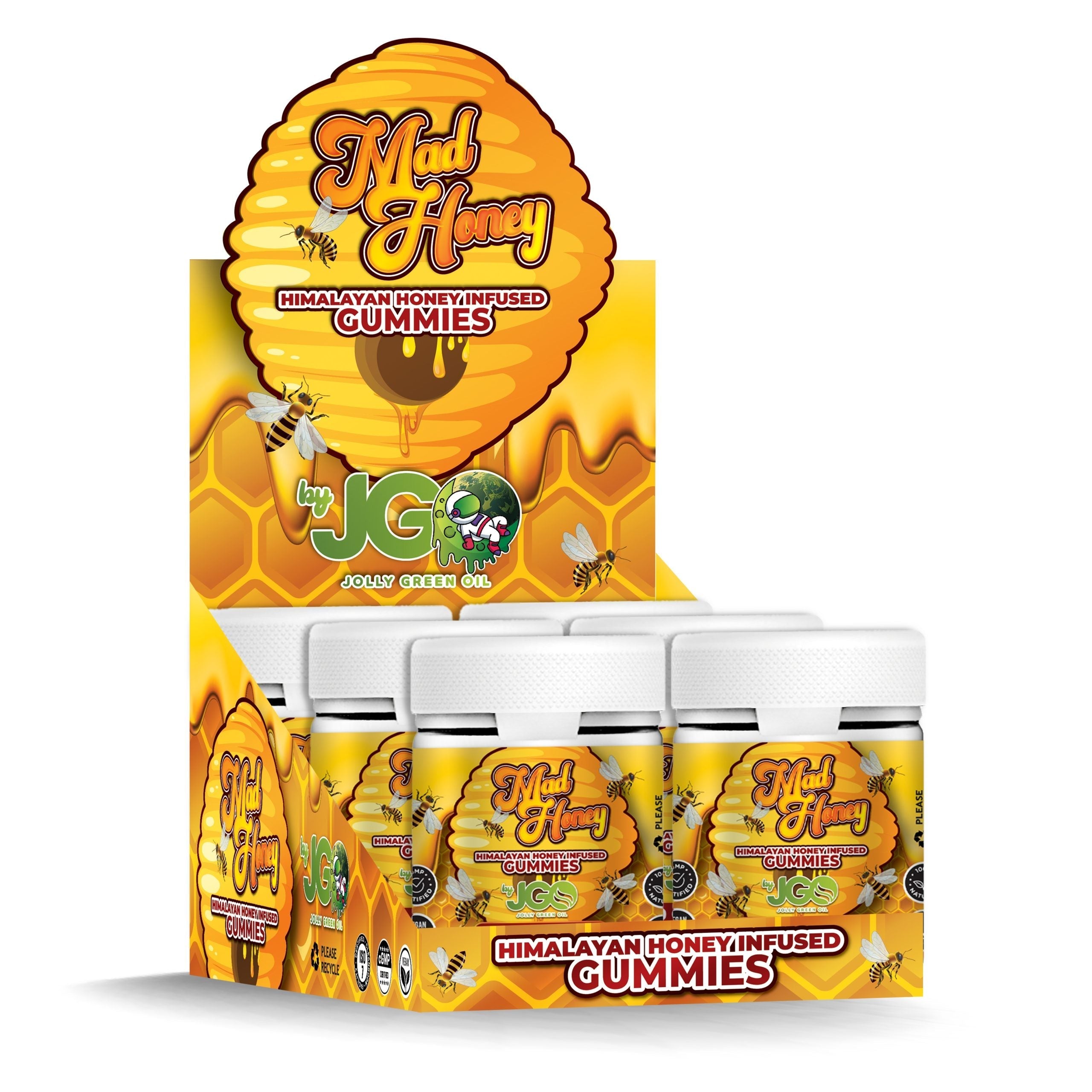 JGO Mad Honey Infused Gummies, 10000 mg, 20 ct