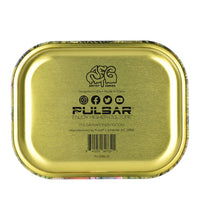 Pulsar Mini Metal Rolling Tray - DopeBot / 7"x5.5"