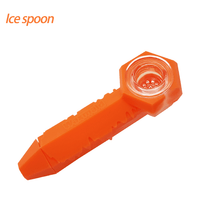 Waxmaid 4.3″ Freezable Silicone Ice Spoon Pipe