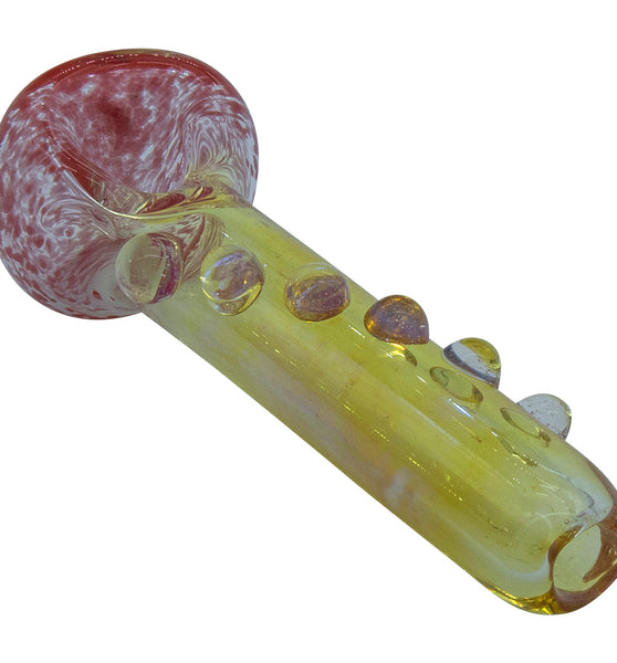 LA Pipes "Razorback" Silver Fumed Mini Spoon (Various Colors)