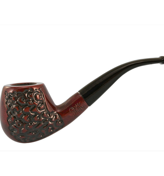 Pulsar Shire Pipes The True Scotsman | Engraved Bent Brandy Smoking Pipe