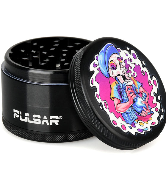 Pulsar Artist Series Metal Grinder - Skullbanger / 4pc / 2.5"