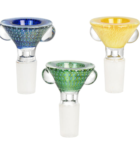 Pulsar Bubble Matrix Cone Style Bowl Slide - Colors Vary