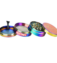 High Times® Metal Grinder | 4pc | 2.5"| Chameleon | 6pc Display