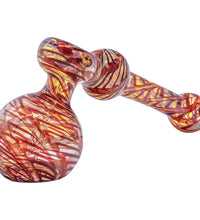 LA Pipes Full Rake Fumed Hammer Bubbler Pipe 6"