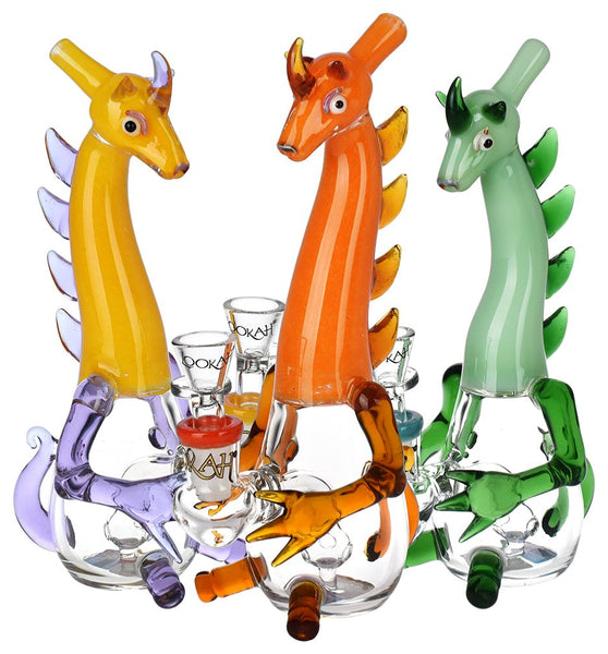 Lookah Glass Sea Dragon Water Pipe - 8.75" / 14mm F