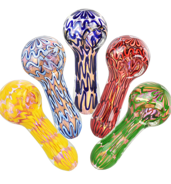 Pulsar Groovy Galore Spoon Pipe -4"/5pcs