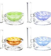 Pulsar Honeycomb Concentrate Dish w/ Dabber Holder - 2" / Colors Vary