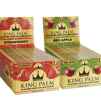 King Palm Flavored Hemp Papers | 40pc | 1 1/4 | 50pk Display