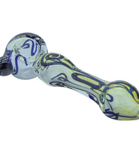 LA Pipes "Painted Warrior Spoon" Glass Pipe