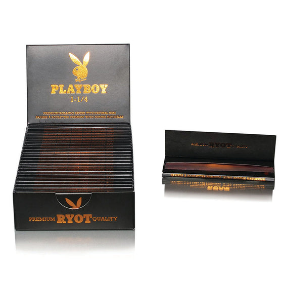 Playboy x RYOT Rolling Papers - Rose Gold / 1 1/4" 25pcs