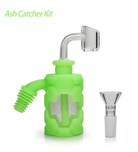 Waxmaid 4.96" Silicone&Glass Ash Catcher Kit