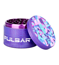 Pulsar Design Series Grinder with Side Art - Candy Floss / 4pc / 2.5"