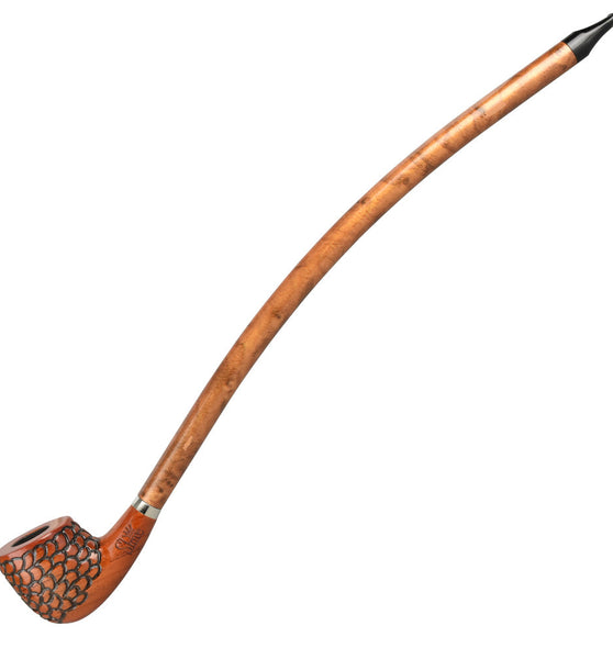 Pulsar Shire Pipes The Archivist | Engraved Billiard Churchwarden Smoking Pipe