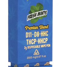 Butter OG Premium Blend D11, D8, HHC, THCP, HHCP 2g Disposable Vape - Fresh Mints (Sativa)