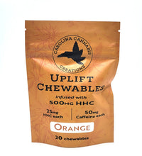 Uplift Chewables | HHC+Caffeine | Orange 20ct bag