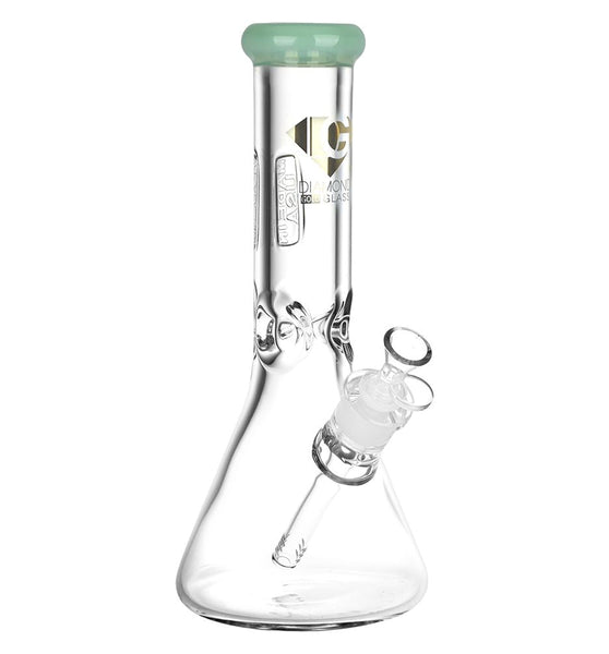 Diamond Glass American Made Beaker Bong - 11.75" / 14mm F