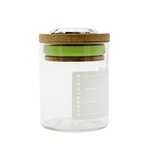 Stashlogix Bamboo Lid SmartJar w/ Analogue Humidity Sensor