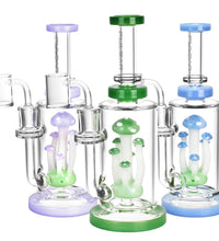 Pulsar Mushroom Cluster Dab Rig -9"/14mm F/Colors Vary