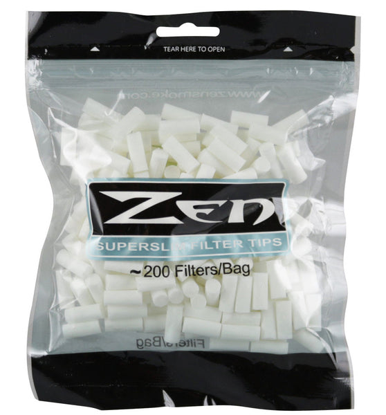 Zen Premium Super Slim Rolling Tips Filter Bag 200pcs