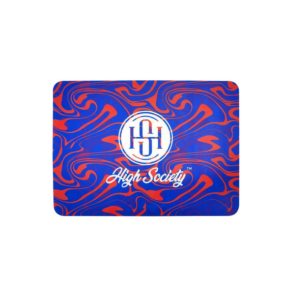 High Society Rectangle Dab Mat - Blurberry