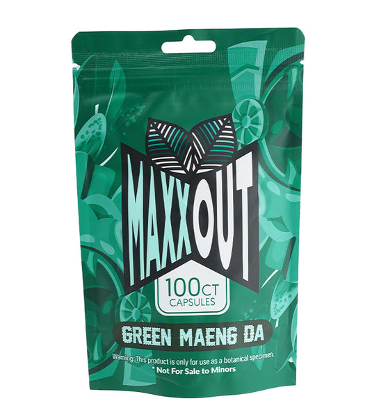 Maxx Out Kratom 100ct Caps  (Retail Bulk 8 pack)