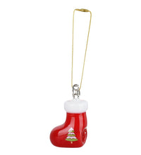 Santa's Secret Hangable Glass Christmas Ornament Hand Pipe - 2.5" / Stocking