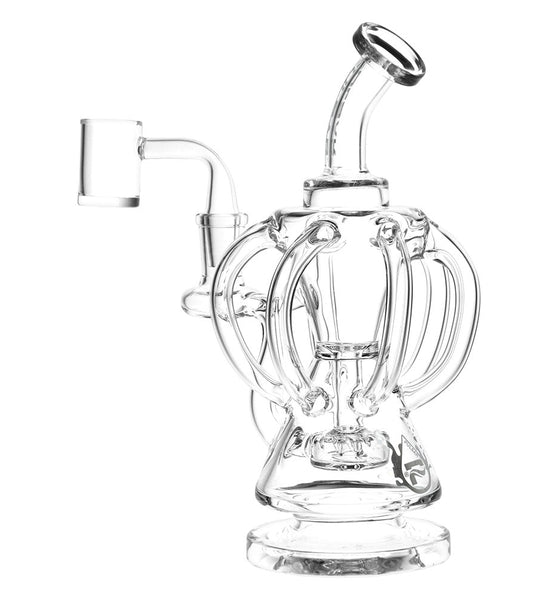 Pulsar Six-Arm Recycler Rig - 8" / 14mm F / Clear