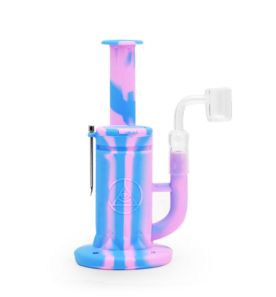 Ritual - 8.5'' Silicone Sidecar Rig - Cotton Candy