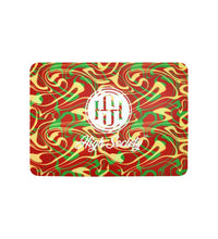 High Society Rectangle Dab Mat - Rasta