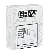 GRAV Long Neck Seamless Banger - 14mm M / 90D 5pcs