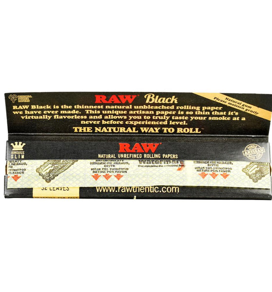 Raw Black Classic Rolling Papers