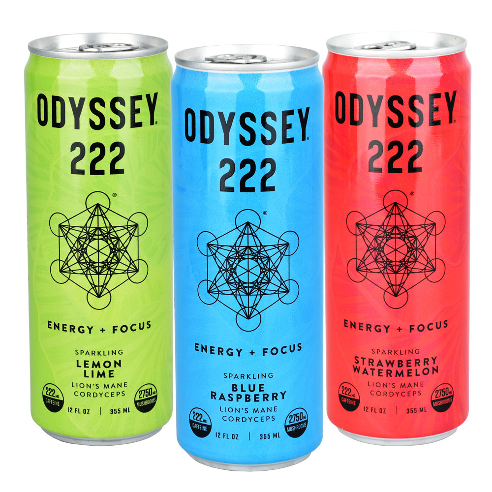 Odyssey Mushroom 222 Elixir - 12oz / Assorted Flavors 12PC CASE -