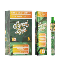 Sweet Lyfe Vape Pen 2.5ml w Live Resin Delta 8 + THCP - Pineapple Express - Hybrid