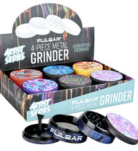 Pulsar Artist Series Grinder with Side Art- 4pc /2.5"/6pcs