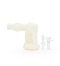 Ritual - 6'' Duality Silicone Dual Use Bubbler - UV Titanium White